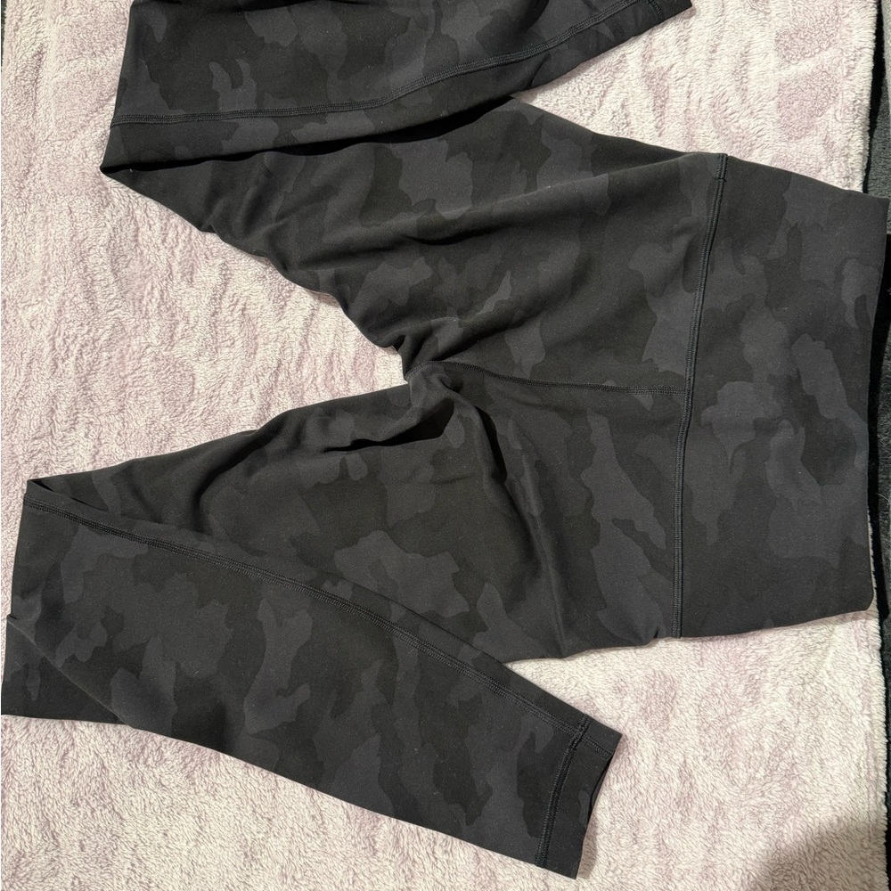 Lululemon Athletica Black Leggings Full-Length Matte Finish